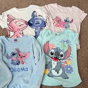 Disney Stitch and Angel Apparel Collection in Blue and Pink